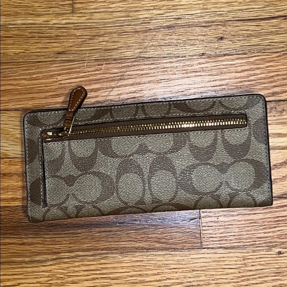 Pride Coach Signature City Tote and Slim Wallet Radial Rainbow Signature Canvas - Picture 11 of 13